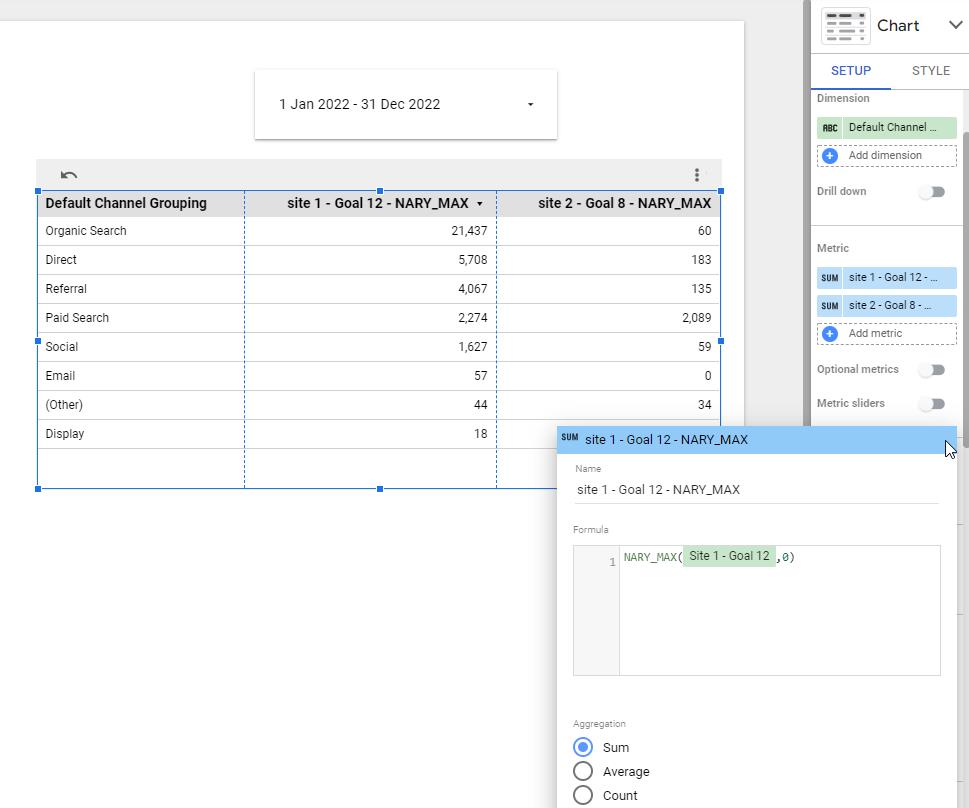 A table with numbers and words with a sidepanel on the right and another window with data in the bottom right corner