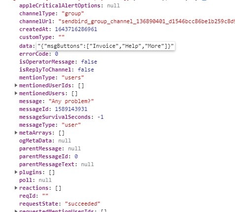 Screenshot of colorful code