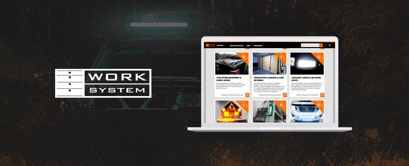 WorkSystem website design